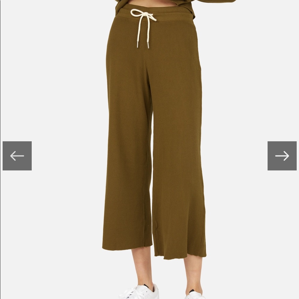 MATE the label organic thermal wide pants